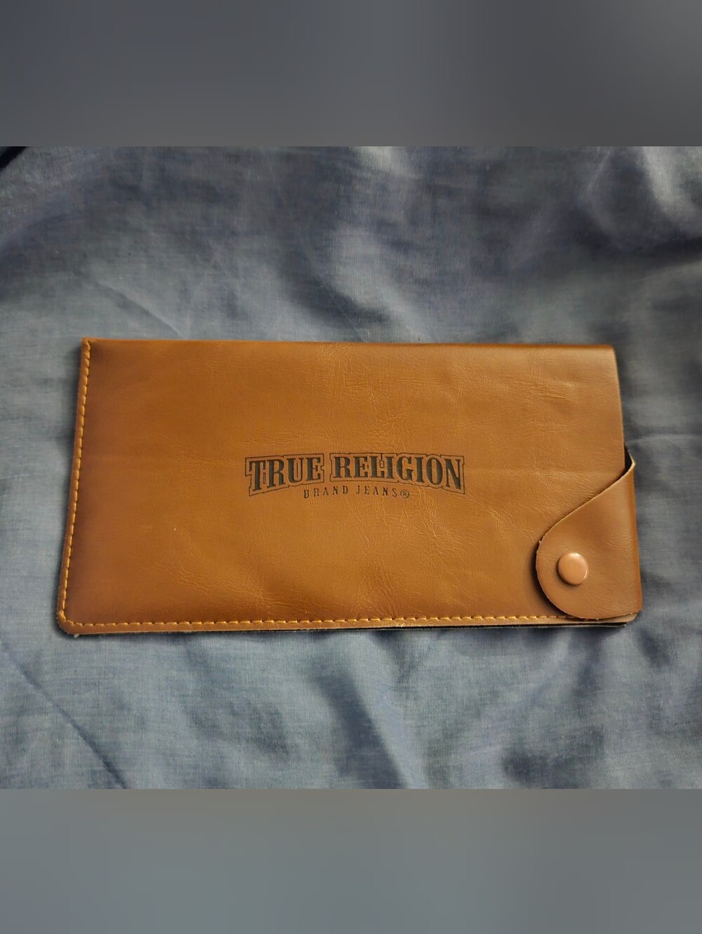 True Religion Brown Eyeglass Case Soft Case